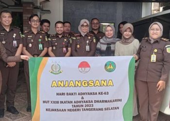 Peringatan HBA ke-63, Kejari Tangsel Anjangsana ke Kediaman Purnaja
