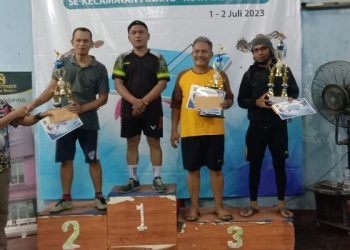 Diikuti Puluhan Tim, Turnamen Tenis Kopingping Sukses Digelar