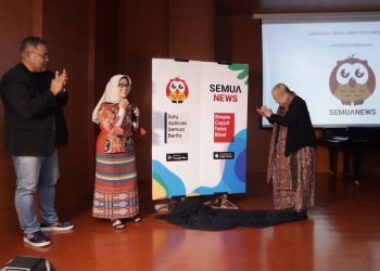 Ketua JMSI Bersama Ketua Dewan Pers Luncurkan Aplikasi SemuaNews