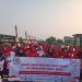 Meriahkan HUT RI, Ratusan Warga RW 03 Pakulonan Barat Ikut Jalan Santai