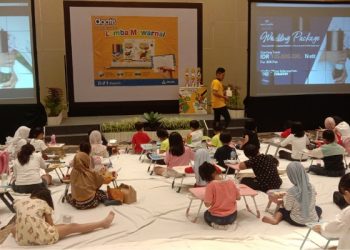 Meriahkan HUT RI ke-78, Hotel Santika Premiere Bintaro Bareng Agatis Gelar Lomba Mewarnai