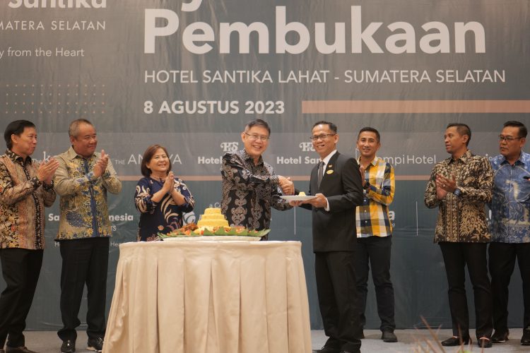 Peresmian Hotel Santika Lahat, Sumatera Selatan. (IST)