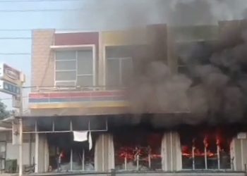 Minimarket di Rajeg Ludes Terbakar, Kerugian Ditaksir Miliaran Rupiah