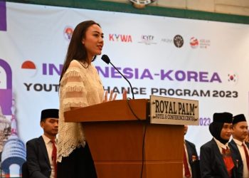 Stafsus Alia Beri Motivasi Peserta Pertukaran Pemuda Indonesia Korea di Jakarta