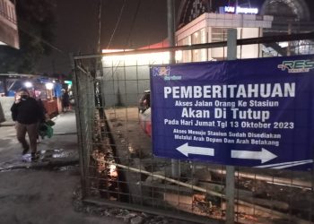 Penutupan Akses Stasiun Serpong Tanpa Sosialisasi Dikeluhkan Penumpang dan Warga