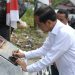 Pagi di Fakfak, Presiden Jokowi Tanda Tangani Tugu Pancasila Kampung Tanama