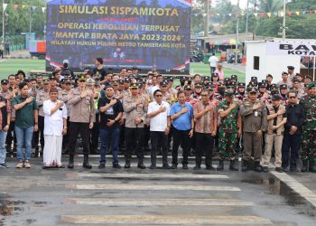 Ketua DPRD Kota Tangerang Hadiri Simulasi Sistem Pengaman Kota