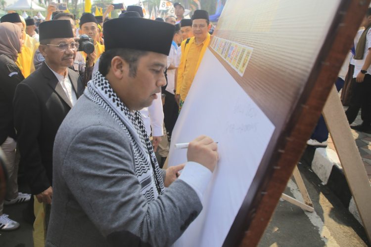 Deklarasi Pemilu Damai di Kota Tangerang. (KEY)