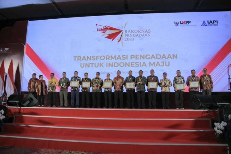 Pemkot Tangerang raih penghargaan layanan pengadaan dari Lembaga Kebijakan Pengadaan Barang/Jasa Pemerintah (LKPP). (IST)