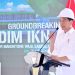 Groundbreaking Kodim IKN, Presiden: Harus Jadi Contoh Kodim di Seluruh Tanah Air