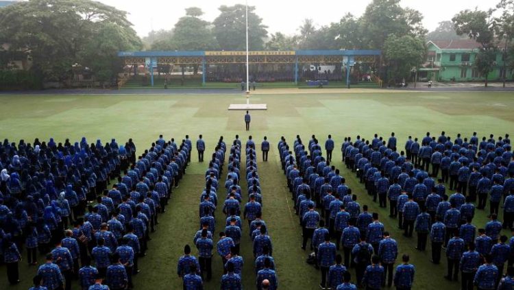 Apel HUT Korpri Kota Tangerang. (KEY)