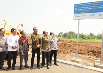 Hadiri Peresmian Penggunan Aspal Berbahan Plastik di BSD, Begini Komentar Pj Bupati Tangerang