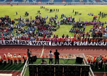 Walikota Arief Gerak Jalan dan Senam Sehat Bareng Kader Posyandu