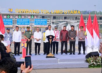 Presiden Jokowi Resmikan Jalan Tol Pamulang-Cinere-Raya Bogor