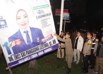 Bawaslu Kabupaten Tangerang Mulai Tertibkan APK