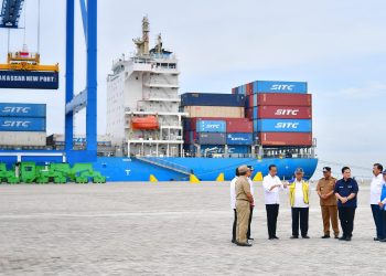 Presiden Jokowi Resmikan Makassar New Port