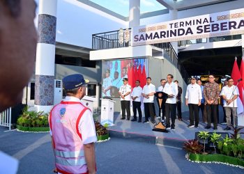 Resmikan Terminal Samarinda Seberang, Presiden Dorong Masyarakat Gunakan Transportasi Umum