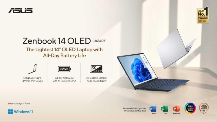 ASUS Zenbook 14 OLED. (IST)
