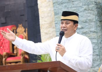 Sekda Rudy Maesyal Monitoring Misa Paskah di Gereja St. Odilia Citra Raya