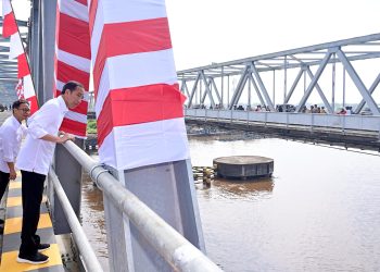 Presiden Jokowi Resmikan Duplikasi Jembatan Kapuas 1 Kota Pontianak
