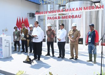 Presiden Jokowi Resmikan Pabrik Percontohan Minyak Makan Merah Pertama di Indonesia