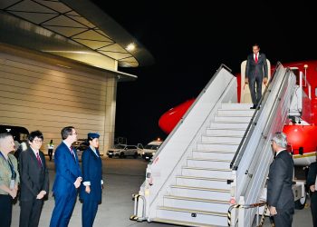 Presiden Jokowi Tiba di Melbourne