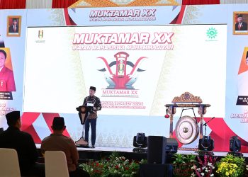 Presiden Tekankan Pentingnya Hilirisasi dan Kehati-hatian Mengelola Ekonomi di Muktamar IMM XX