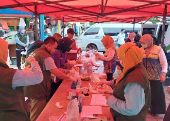 Jelang Ramadhan, Pasar Poris Indah Kota Tangerang Disidak Tim Gabungan