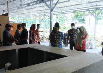 Pj Walikota Tangerang Kembali Tinjau Lokasi Sementara Pedagang Pasar Anyar