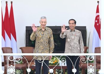 Presiden Jokowi Terima Kunjungan PM Singapura di Istana Bogor