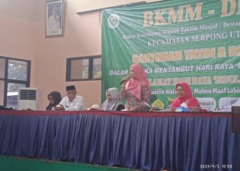 Indah Kiat Tangerang Bareng BKMM DMI Serpong Utara Santuni Yatim dan Dhuafa