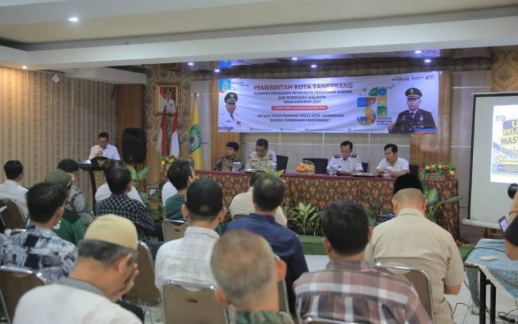 Sosialisasi Perda dan Perwal di Kota Tangerang.