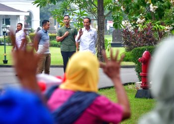 Presiden Jokowi Berbagi Kebahagiaan dengan Warga Yogyakarta