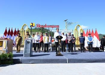 Presiden Jokowi Resmikan Bendungan Tiu Suntuk di Kabupaten Sumbawa Barat
