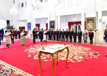 Presiden Jokowi Saksikan Pengucapan Sumpah Anggota LPSK 2024-2029