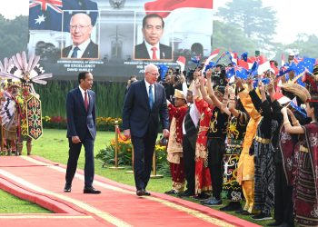 Presiden Jokowi Sambut Kunjungan Kenegaraan Gubernur Jenderal Australia di Istana Bogor