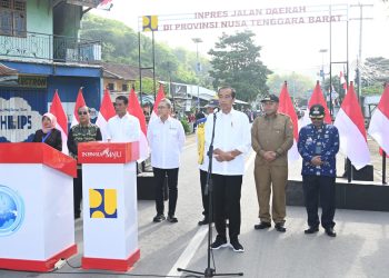Resmikan IJD di Provinsi NTB, Presiden Harap Kecepatan Logistik Makin Baik