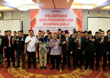 Hadiri Pelantikan Anggota Panwaslu, Pj Walikota Tangerang: Aturan Harus Ditegakkan dan Jaga Integritas