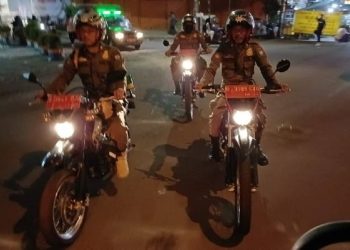 Bareng Polres dan Kodim 0506, Satpol PP Kota Tangerang Patroli di Wilayah Rawan Gangster
