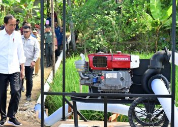 Antisipasi Kekeringan Panjang, Presiden Jokowi Tinjau Pompanisasi di Kabupaten Semarang