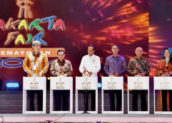 Presiden Joko Widodo Buka Jakarta Fair 2024
