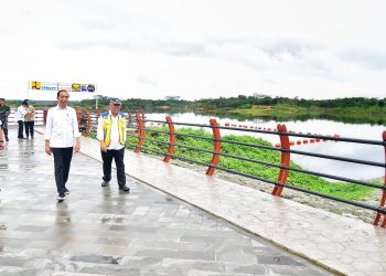 Presiden Joko Widodo Resmikan Bendungan Sepaku Semoi untuk Jamin Pasokan Air Bersih di IKN