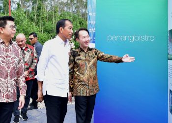Presiden Jokowi Lakukan Groundbreaking PT Arena Graha Andalan di IKN