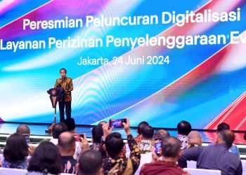 Presiden Jokowi Luncurkan Digitalisasi Layanan Perizinan Penyelenggaraan Event