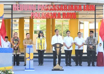 Presiden Jokowi Resmikan Pembangunan, Rehabilitasi, dan Renovasi Sarana Pendidikan di Kalimantan Tengah