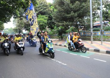 Lolos ke Liga 2, Ribuan Suporter Persikota Konvoi ke Jalan