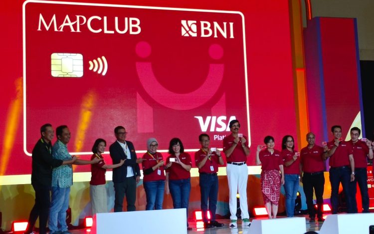 Peluncuran Kartu Kredit BNI-MAPCLUB di ICE BSD CIty, Tangerang. (RIZ)