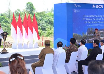 Groundbreaking BCA di IKN, Presiden Jokowi: Pembangunan Infrastruktur Dipercepat, Investor Tidak Perlu Ragu
