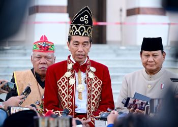 Presiden Jokowi Bersyukur Rangkaian Upacara HUT Ke-79 RI di IKN Berjalan Lancar dan Khidmat