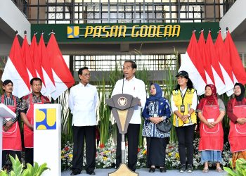 Presiden Jokowi Resmikan Revitalisasi Pasar Godean Sleman